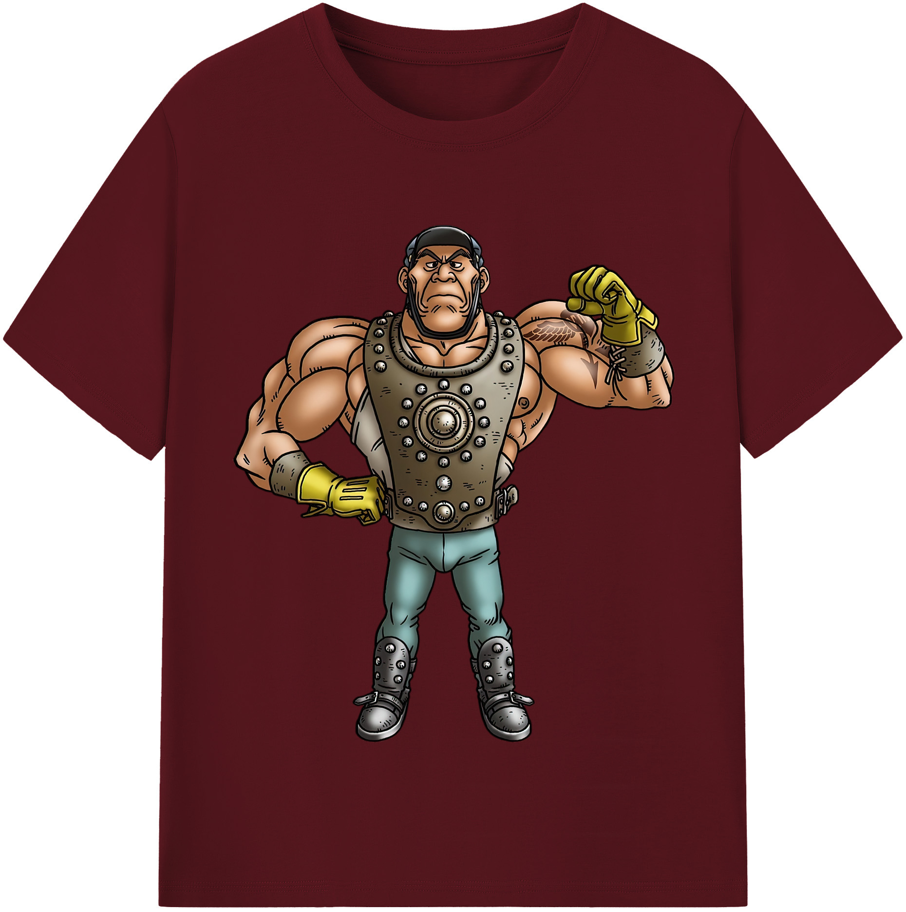 （画像用） ドラゴンクエスト Doragon Kuesuto Dragon Quest 綿100％半袖Tシャツ（フロントプリント）
